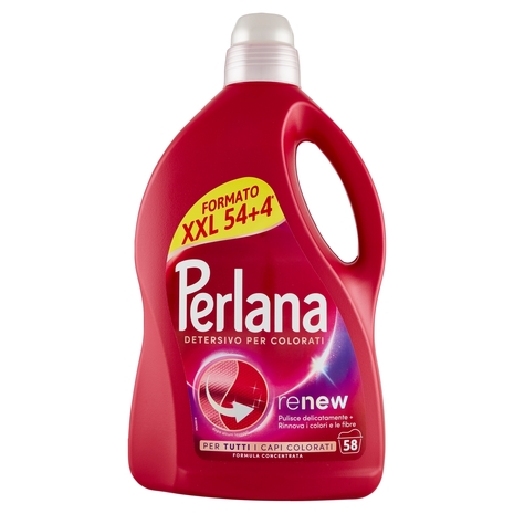 PERLANA Detersivo Colorati 58 Lavaggi 2.900 mL